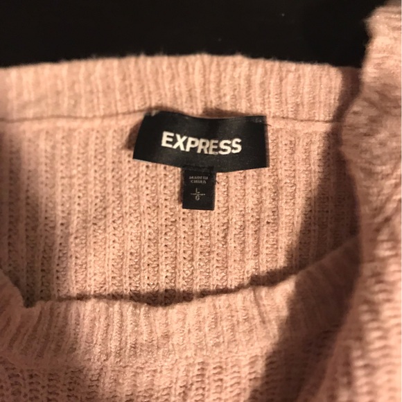 Express Circle Hem Relaxed Fit Tunic Sweater - Picture 11 of 11